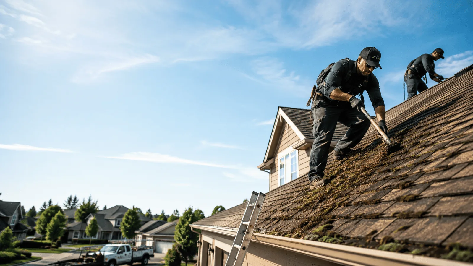 Roof Moss Removal in Cheshire, CT near me